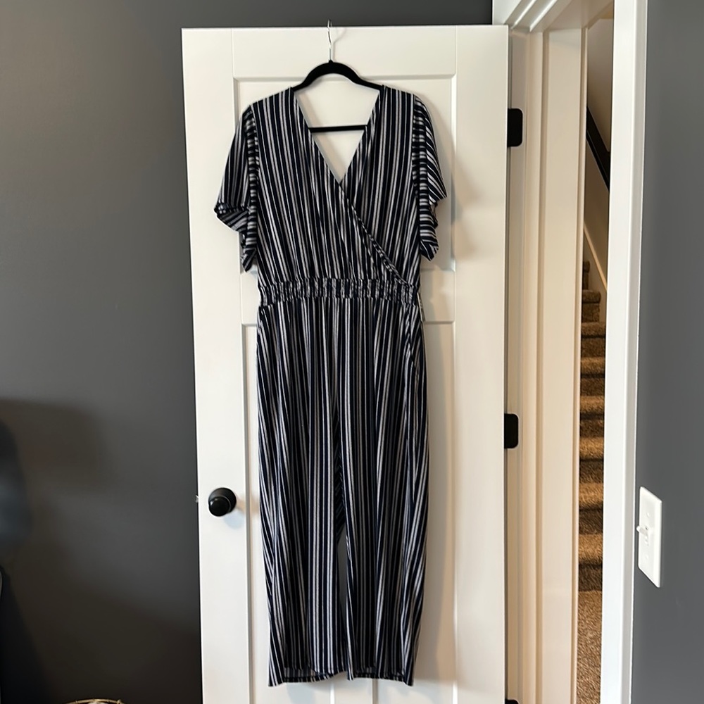 Express wide leg jumpsuit.